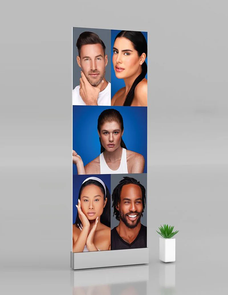 A poster showing people who had their juvasonic treatments