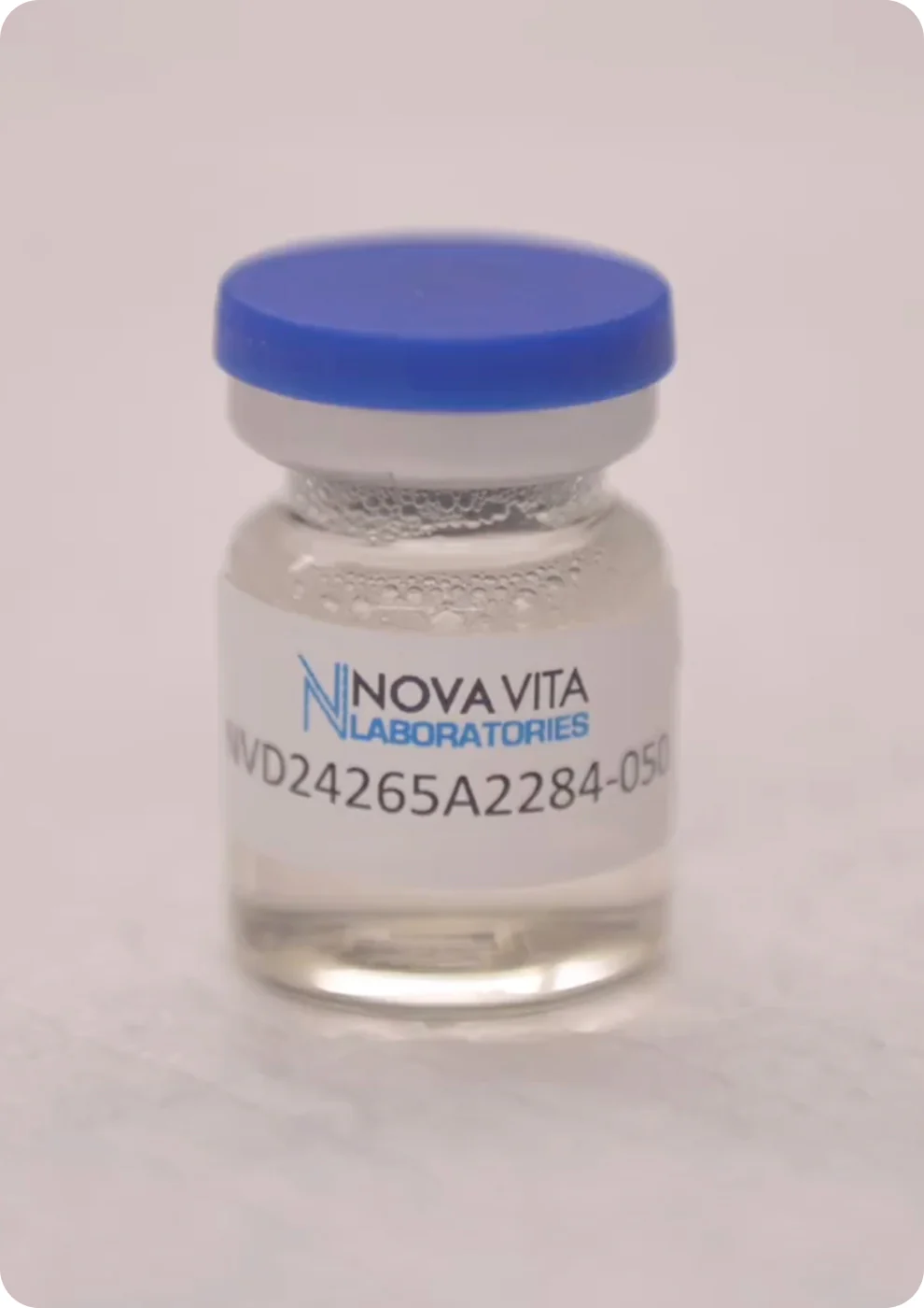 Photo of an exosome bottle