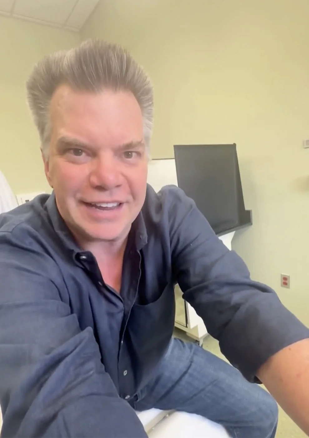 A patient after his treatment