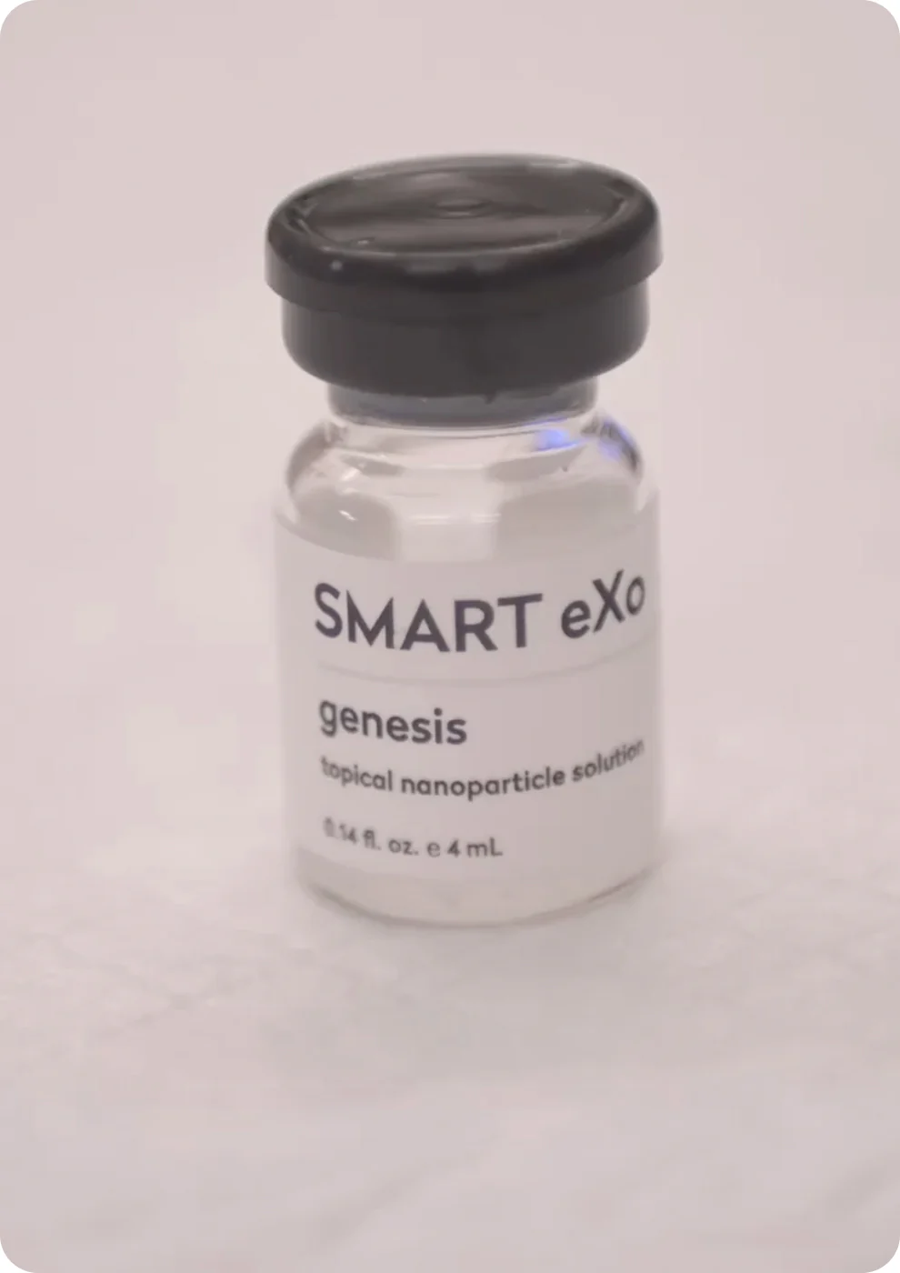 Photo of an exosome bottle